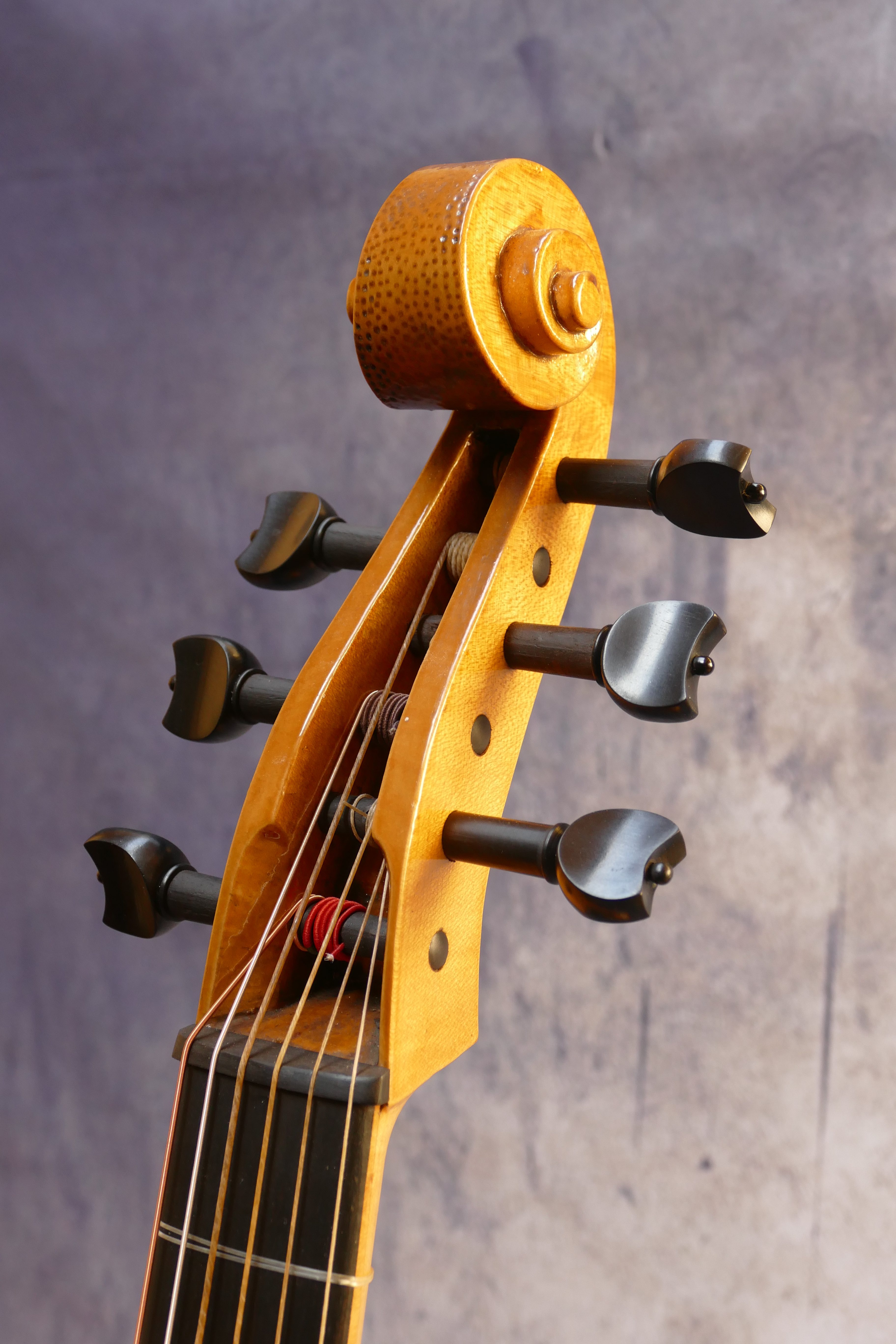 Basse de viole d’étude, modèle R.Meares 1675 – 6 cordes – Réalisée en 2022